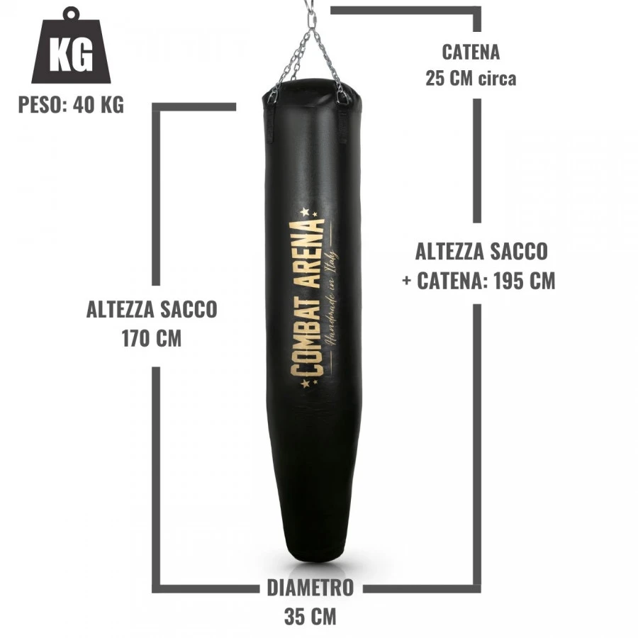 Combat-arena Sacco Da Savate Combat Arena 40 Kg 4 Combat-arena Sacco Da Savate Combat Arena 40 Kg - immagine 2