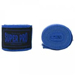 Bendaggi Fasce Mani Super Pro Semi-elastici 4,5 Mt 11 Bendaggi Fasce Mani Super Pro Semi-elastici 4,5 Mt -Guanti bendaggi super pro blu