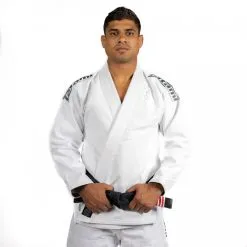 Tatami-fightwear BJJ Gi Tatami Fightwear Estilo Black Label Bianco-grigio