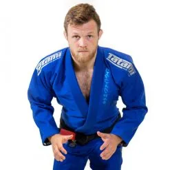 Tatami-fightwear BJJ Gi Tatami Fightwear Estilo Black Label Blu-grigio