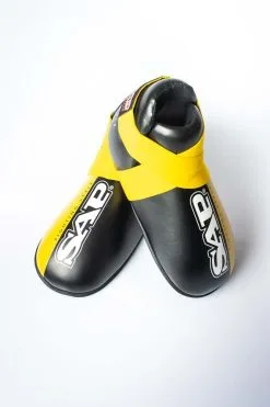 Calzari Parapiedi SAP Raptor 2.0 Da Kick Boxing -Guanti calzari sap raptor nero giallo 2
