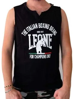 T-shirt Smanicata Leone Black LSM749