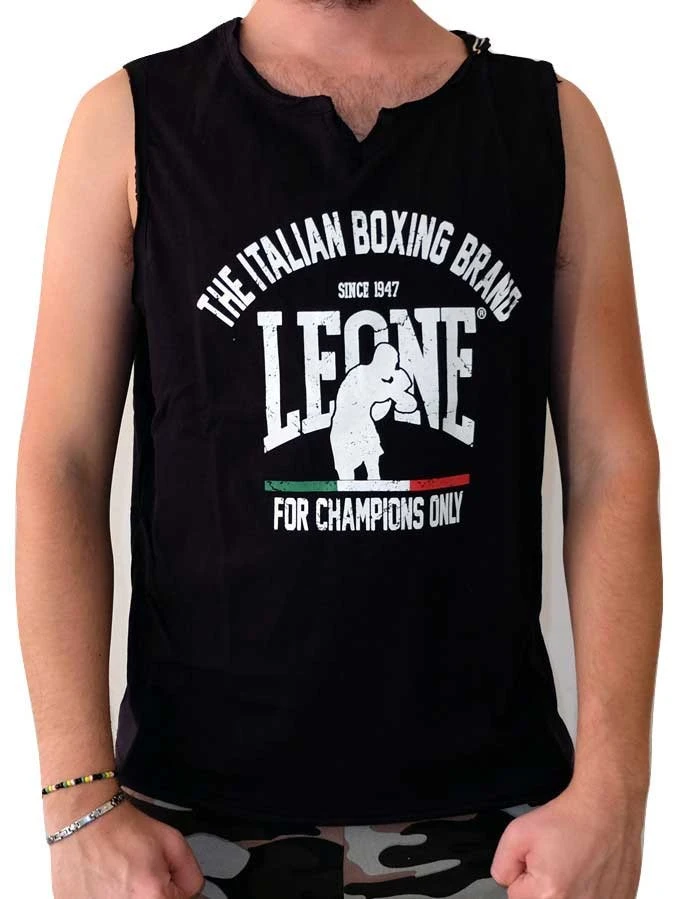 T-shirt Smanicata Leone Black LSM749 3 T-shirt Smanicata Leone Black LSM749