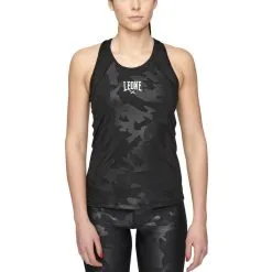 Canotta Donna Leone CamoBlack ABX517