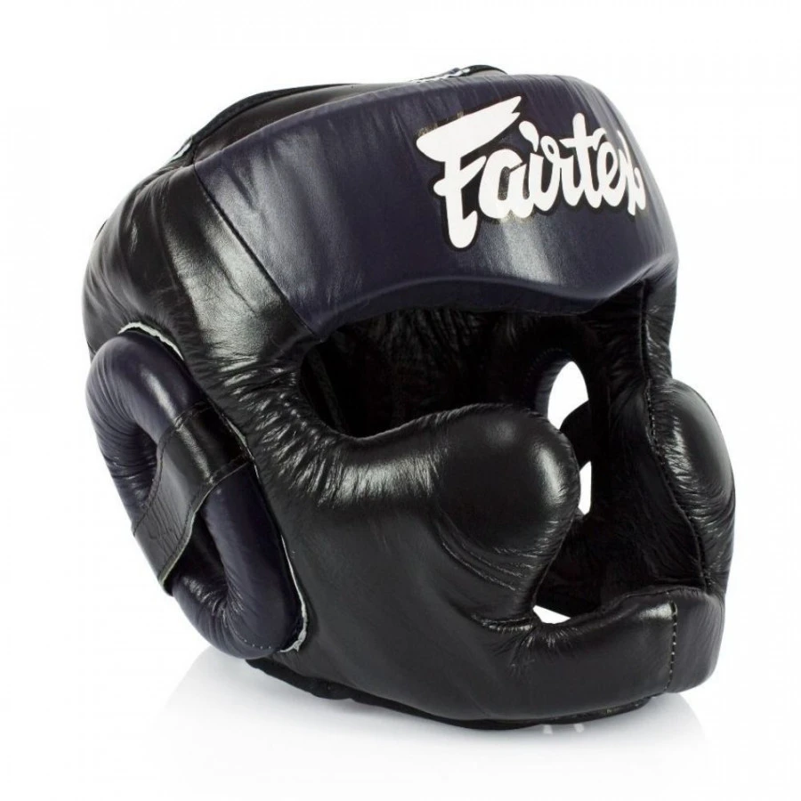 Casco Fairtex Diagonal Vision Sparring HG13 Nero-blu 3 Casco Fairtex Diagonal Vision Sparring HG13 Nero-blu