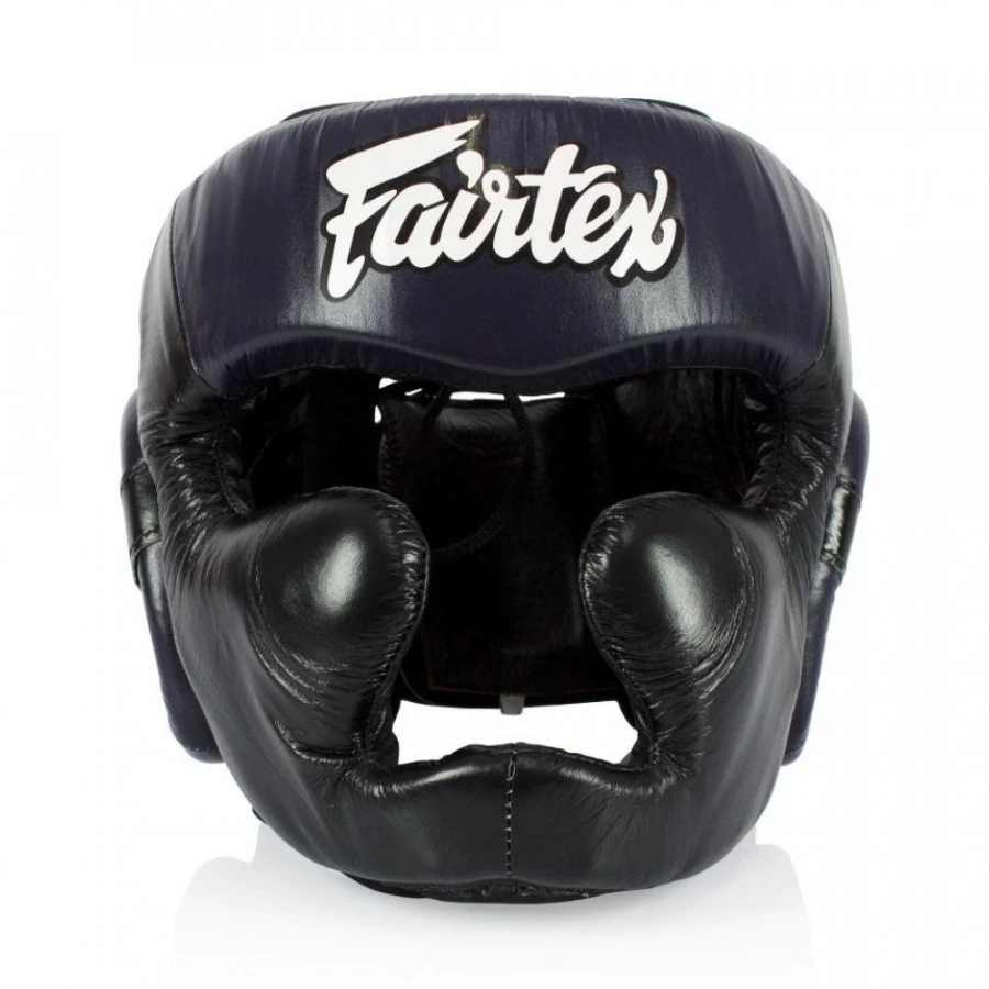 Casco Fairtex Diagonal Vision Sparring HG13 Nero-blu 4 Casco Fairtex Diagonal Vision Sparring HG13 Nero-blu - immagine 2