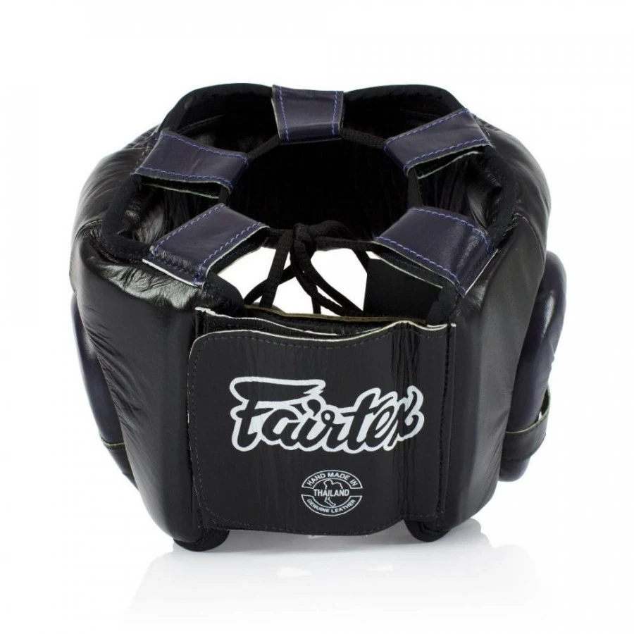 Casco Fairtex Diagonal Vision Sparring HG13 Nero-blu 6 Casco Fairtex Diagonal Vision Sparring HG13 Nero-blu - immagine 4