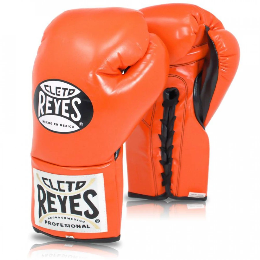 Guantoni Cleto Reyes Professional CB2 Arancione Con Lacci 3 Guantoni Cleto Reyes Professional CB2 Arancione Con Lacci