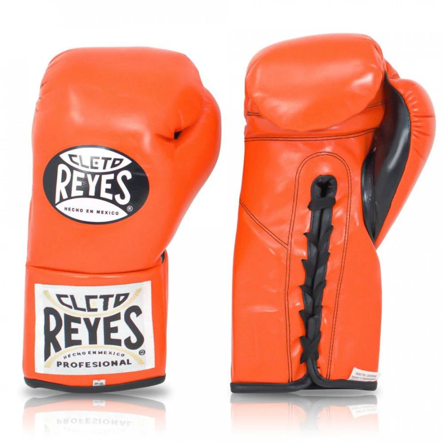 Guantoni Cleto Reyes Professional CB2 Arancione Con Lacci 4 Guantoni Cleto Reyes Professional CB2 Arancione Con Lacci - immagine 2