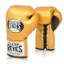 Guantoni Cleto Reyes Professional CB2 Oro Con Lacci