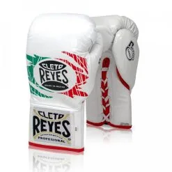 Guantoni Cleto Reyes Safetec CB4 Mexican Bianco Con Lacci
