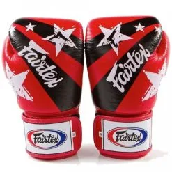 Guantoni Muay Thai Fairtex BGV1 Nation Prints Rosso -Guanti fairtex guantoni nation prints universal rosso 2
