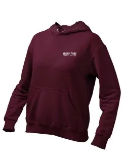 Combat-arena Felpa Donna Combat Arena Muay Thai-gers Con Cappuccio -Guanti felpa donna combat arena muay thai gers dark cherry 1