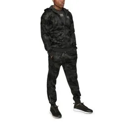 Felpa Leone CamoBlack AB306 Con Cappuccio -Guanti felpa leone camoblack ab306 con cappuccio completo