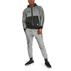 Felpa Leone Melange ABX611 Con Cappuccio -Guanti felpa leone melange abx611 con cappuccio completo