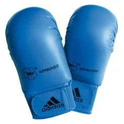 Guanti Da Karate-Kumite Adidas Rosso E Blu Omologati WKF Senza Pollice -Guanti guanti karate adidas wkf 2