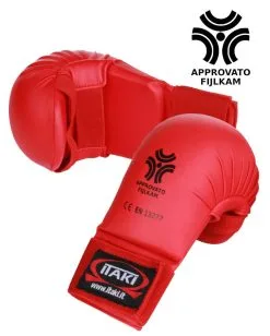 Guantini Karate Kumite Itaki FIJLKAM Art.404FIJ -Guanti guantini karate itaki 404fij 1