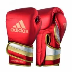 Guantoni Adidas Speed 501 Metallic Con Velcro -Guanti guantoni adidas speed 501 metallic velcro 6 2