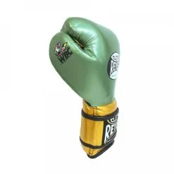 Guantoni Cleto Reyes Sparring CE6 WBC Edition -Guanti guantoni cleto reyes sparring velcro verde oro wbc edition ce6 2