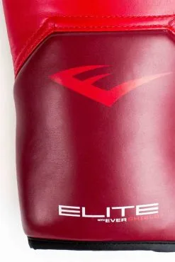 Guantoni Everlast Elite -Guanti guantoni everlast elite rosso 4