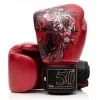 Guantoni Muay Thai Fairtex Golden Jubilee -Guanti guantoni fairtex bgv premium golden jubilee rosso 1
