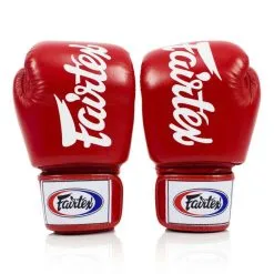 Guantoni Muay Thai Fairtex BGV19 Deluxe Rosso -Guanti guantoni fairtex bgv19 rosso 4 1