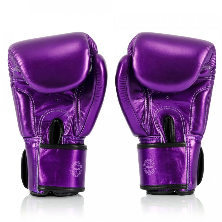 Guantoni Muay Thai Fairtex Metallic BGV22 Viola 6 Guantoni Muay Thai Fairtex Metallic BGV22 Viola - immagine 4