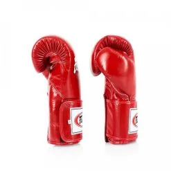 Guantoni Muay Thai Fairtex BGV5 Super Sparring Rosso -Guanti guantoni fairtex super sparring bgv5 red 3