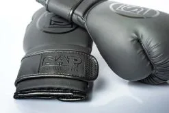 Guantoni Boxe SAP Elite -Guanti guantoni sap elite velcro nero opaco 4