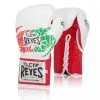 Guantoni Cleto Reyes Safetec CB4 Mexican Bianco-Rosso Con Lacci -Guanti guantoni.cleto reyes cb4 safetec mexican palmo rosso 1
