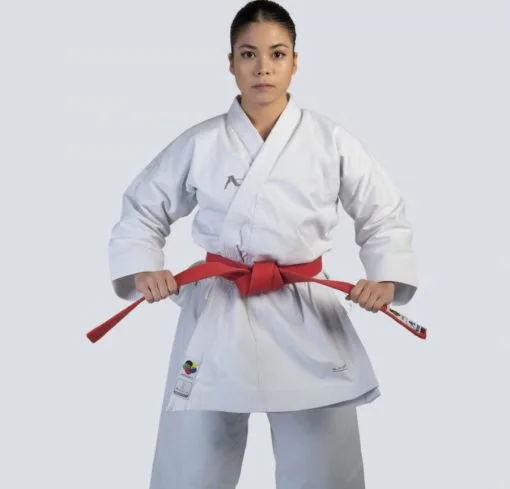 Karategi Arawaza Kata Deluxe Evo WKF Ricamo Bianco -Guanti karategi arawaza kata deluxe evo wkf con ricamo bianco 2