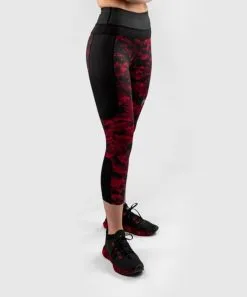 Leggings Donna 3/4 Venum Defender -Guanti leggings crop venum defender nero rosso 1