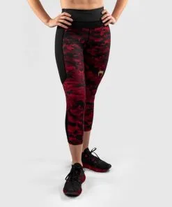Leggings Donna 3/4 Venum Defender -Guanti leggings crop venum defender nero rosso 3
