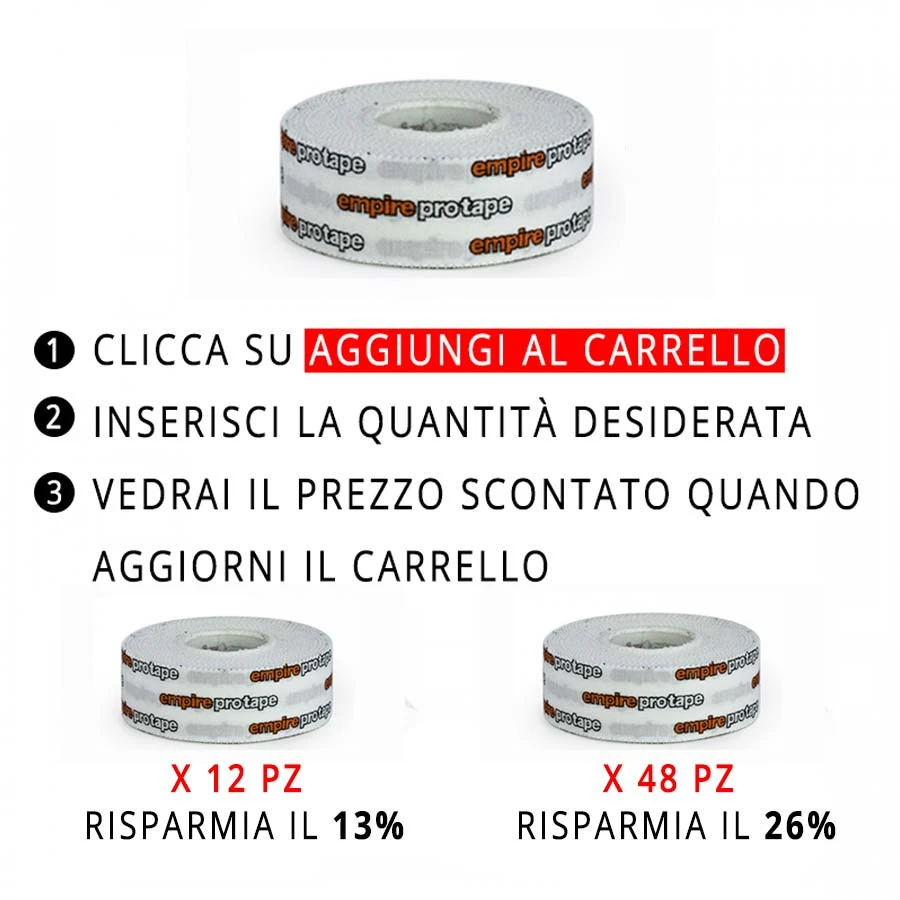 Nastro Empire Pro Tape 2,5 Cm X 13 Mt 4 Nastro Empire Pro Tape 2,5 Cm X 13 Mt - immagine 2