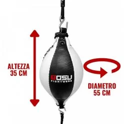Osu-fightwear Palla Tesa Ovale Osu Fightwear By Combat Arena Striking -Guanti palla tesa osu striking dimensioni