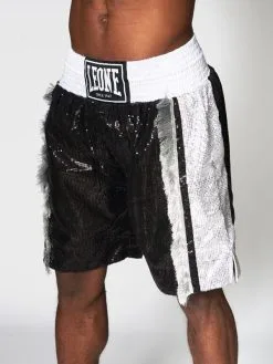 Pantaloncini Boxe Leone 1947 Legend AB241 -Guanti pantaloncini boxe leone legend ab241d 4