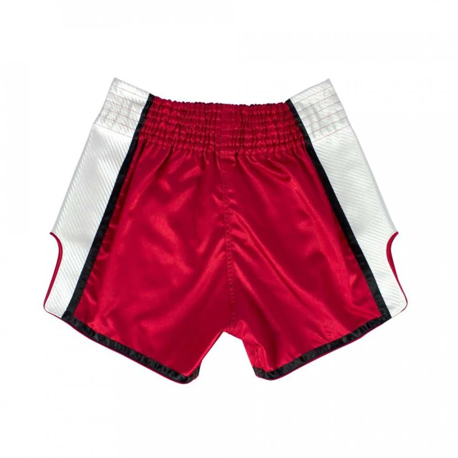 Pantaloncini Kick-thai Fairtex BS1704 Rosso-bianco 6 Pantaloncini Kick-thai Fairtex BS1704 Rosso-bianco - immagine 4