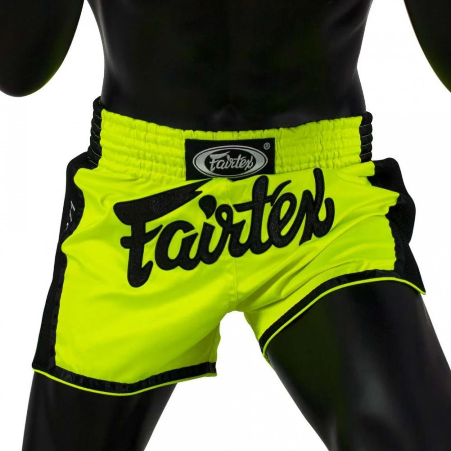 Pantaloncini Kick-thai Fairtex BS1706 Lime 4 Pantaloncini Kick-thai Fairtex BS1706 Lime - immagine 2