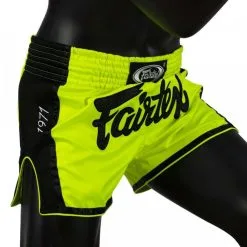 Pantaloncini Kick-thai Fairtex BS1706 Lime 8 Pantaloncini Kick-thai Fairtex BS1706 Lime -Guanti pantaloncini fairtex bs1706 lime green 1 1