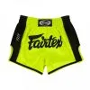 Pantaloncini Kick-thai Fairtex BS1706 Lime -Guanti pantaloncini fairtex bs1706 lime green 2 1