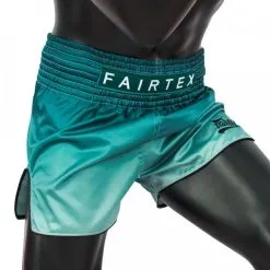 Pantaloncini Kick-thai Fairtex BS1906 Fade Verde -Guanti pantaloncini fairtex bs1905 fade verde 4 1