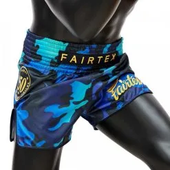 Pantaloncini Kick-thai Fairtex BS1916 Golden Jubilee Luster -Guanti pantaloncini fairtex bs1916 golden jubilee luster 3