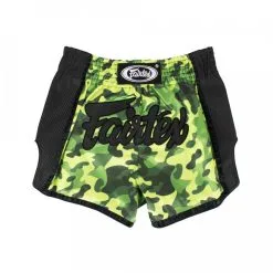 Pantaloncini Kick-thai Fairtex BS1710 Green Camo