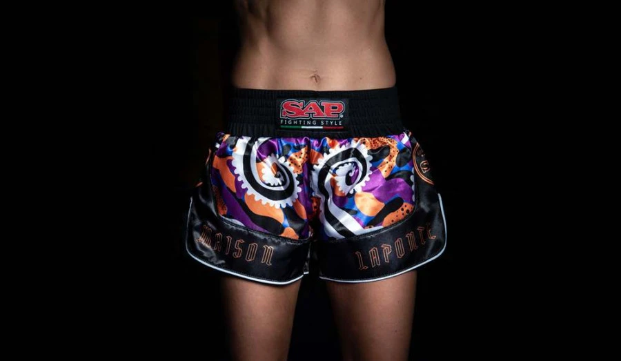 Pantaloncini Kick-thai SAP Octopus By Maison La Ponte 4 Pantaloncini Kick-thai SAP Octopus By Maison La Ponte - immagine 2