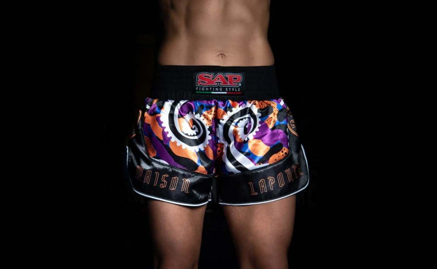 Pantaloncini Kick-thai SAP Octopus By Maison La Ponte 3 Pantaloncini Kick-thai SAP Octopus By Maison La Ponte