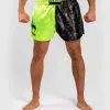 Pantaloncini Kick-thai Venum Logos Nero-Giallo 1 Pantaloncini Kick-thai Venum Logos Nero-Giallo -Guanti pantaloncini kick thai venum logos nero giallo 1