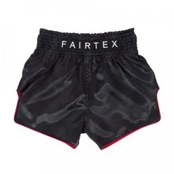 Pantaloncini Kick-thai Fairtex BS1901 Stealth Nero -Guanti pantaloncini muay thai fairtex stealth bs1901 3