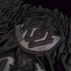 Pantaloncini Kick-thai Pride Or Die Reckless Full Black -Guanti pantaloncini pride or die reckless full black nero 4 1