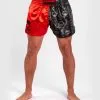 Pantaloncini Kick-thai Venum Logos Nero-Rosso -Guanti pantaloncini thai kick venum logos nero rosso 1