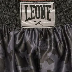 Pantaloncini Boxe Leone CamoBlack AB229 -Guanti pantaloncini boxe leone camoblack ab229 logo